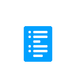 Light blue document icon